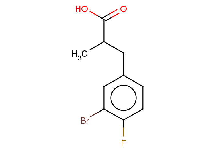 3-(3-bromo-4-fluorophenyl)-2-methylpropanoic acid