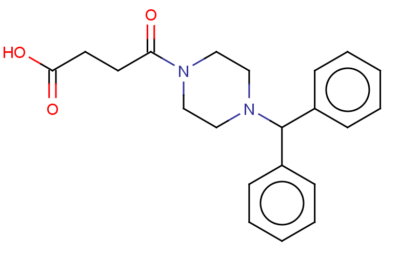 4-[4-(diphenylmethyl)piperazin-1-yl]-4-oxobutanoic acid