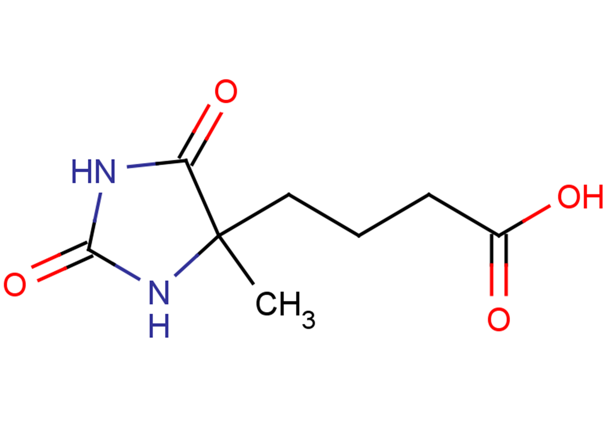 4-(4-methyl-2,5-dioxoimidazolidin-4-yl)butanoic acid