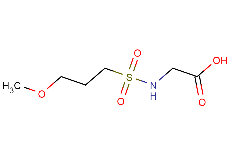 2-(3-methoxypropanesulfonamido)acetic acid