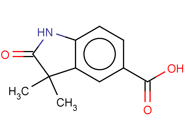 3,3-dimethyl-2-oxo-2,3-dihydro-1H-indole-5-carboxylic acid