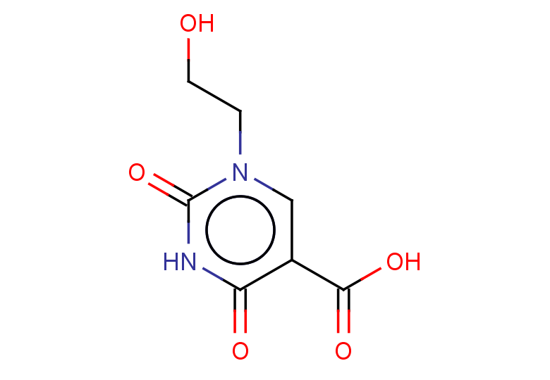 1-(2-hydroxyethyl)-2,4-dioxo-1,2,3,4-tetrahydropyrimidine-5-carboxylic acid