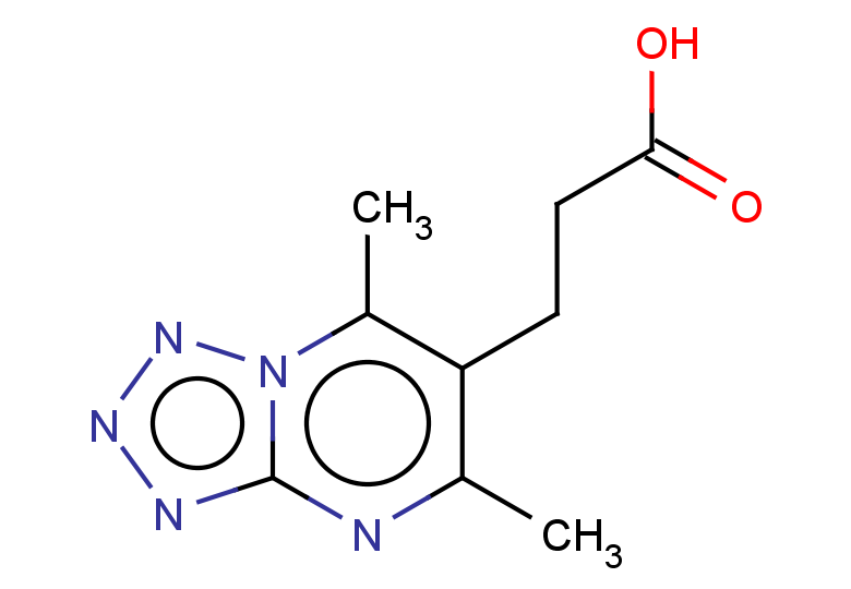 3-{dimethyl-[1,2,3,4]tetrazolo[1,5-a]pyrimidin-6-yl}propanoic acid