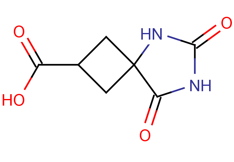 6,8-dioxo-5,7-diazaspiro[3.4]octane-2-carboxylic acid, Mixture of diastereomers
