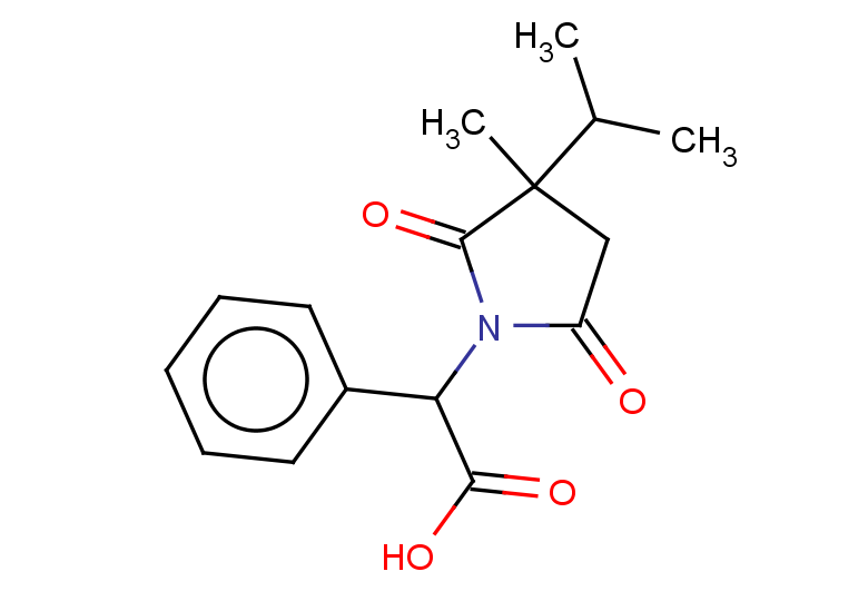 2-[3-methyl-2,5-dioxo-3-(propan-2-yl)pyrrolidin-1-yl]-2-phenylacetic acid
