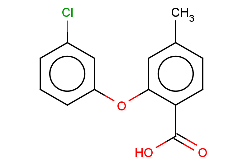 2-(3-chlorophenoxy)-4-methylbenzoic acid