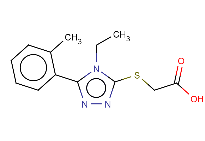 2-{[4-ethyl-5-(2-methylphenyl)-4H-1,2,4-triazol-3-yl]sulfanyl}acetic acid