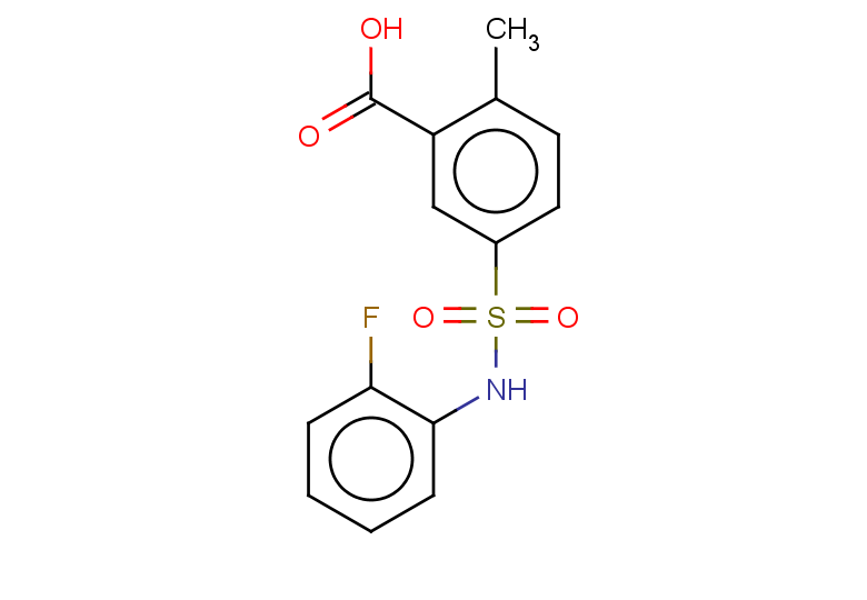 5-[(2-fluorophenyl)sulfamoyl]-2-methylbenzoic acid