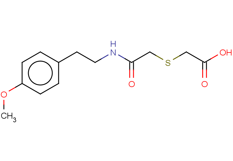 2-[({[2-(4-methoxyphenyl)ethyl]carbamoyl}methyl)sulfanyl]acetic acid