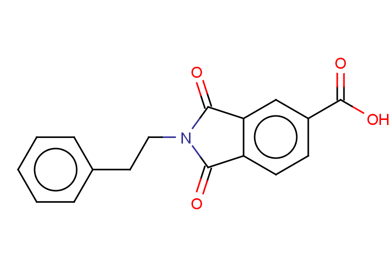 1,3-dioxo-2-(2-phenylethyl)-2,3-dihydro-1H-isoindole-5-carboxylic acid