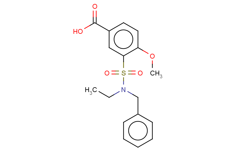 3-[benzyl(ethyl)sulfamoyl]-4-methoxybenzoic acid