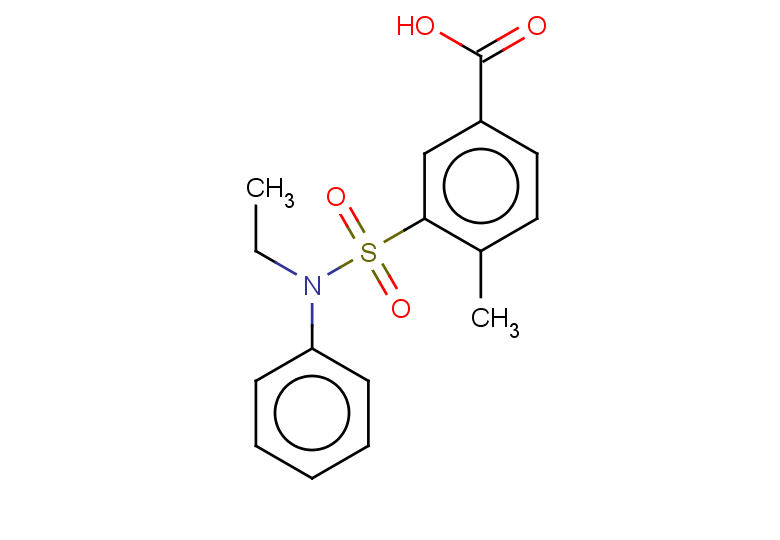 3-[ethyl(phenyl)sulfamoyl]-4-methylbenzoic acid