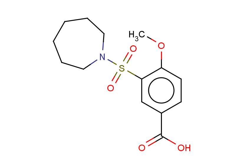 3-(azepane-1-sulfonyl)-4-methoxybenzoic acid