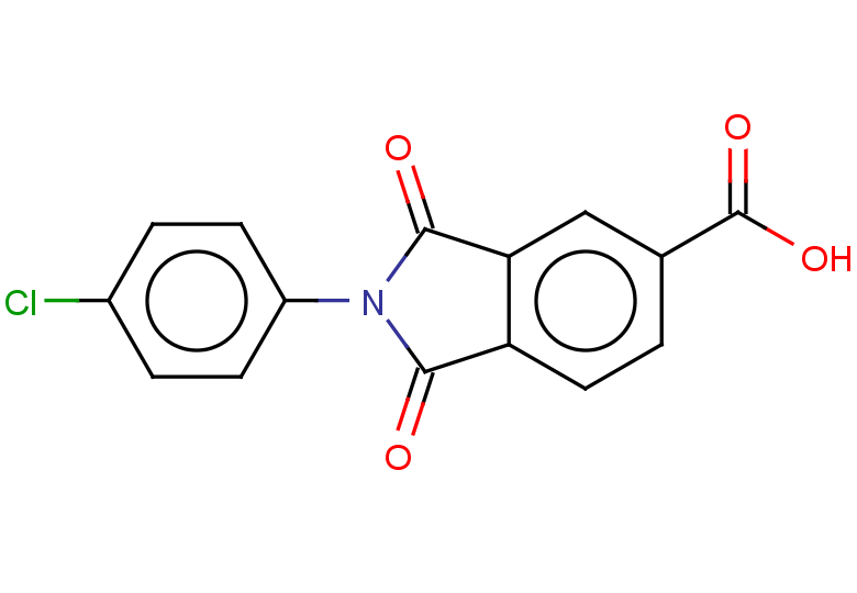 2-(4-chlorophenyl)-1,3-dioxo-2,3-dihydro-1H-isoindole-5-carboxylic acid