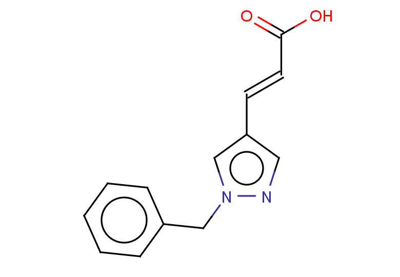 (2E)-3-(1-benzyl-1H-pyrazol-4-yl)prop-2-enoic acid