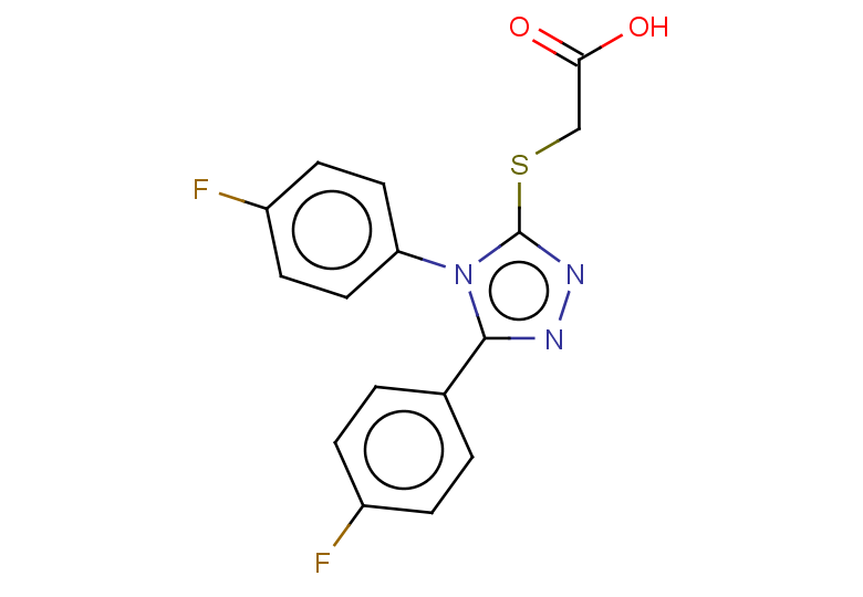 2-{[bis(4-fluorophenyl)-4H-1,2,4-triazol-3-yl]sulfanyl}acetic acid
