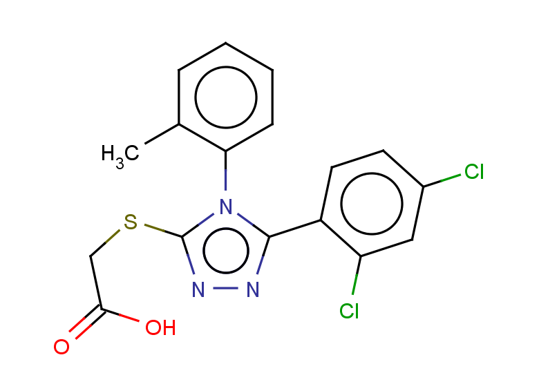 2-{[5-(2,4-dichlorophenyl)-4-(2-methylphenyl)-4H-1,2,4-triazol-3-yl]sulfanyl}acetic acid