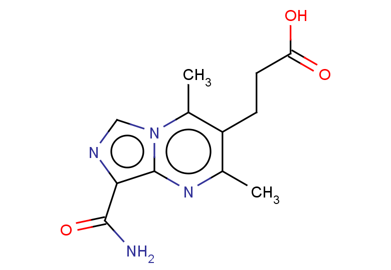 3-{8-carbamoyl-2,4-dimethylimidazo[1,5-a]pyrimidin-3-yl}propanoic acid
