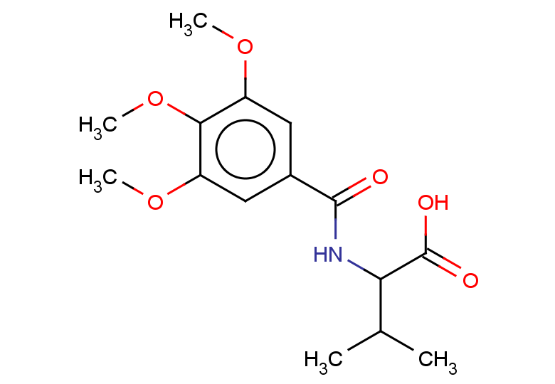 3-methyl-2-[(3,4,5-trimethoxyphenyl)formamido]butanoic acid
