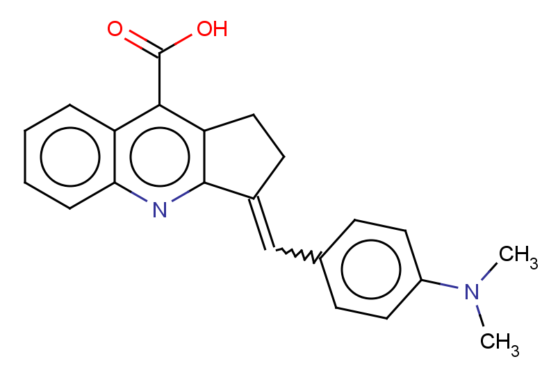 3-{[4-(dimethylamino)phenyl]methylidene}-1H,2H,3H-cyclopenta[b]quinoline-9-carboxylic acid