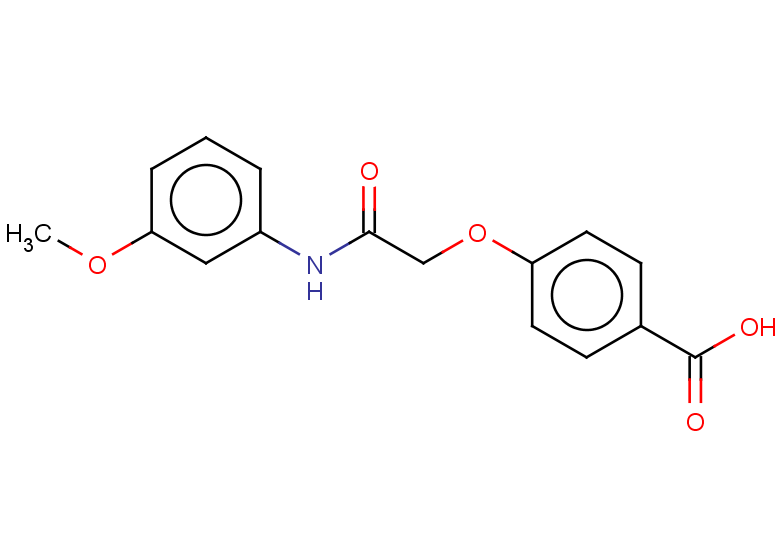 4-{[(3-methoxyphenyl)carbamoyl]methoxy}benzoic acid