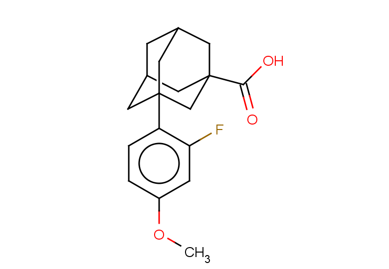 3-(2-fluoro-4-methoxyphenyl)adamantane-1-carboxylic acid