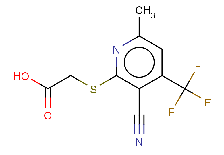 2-{[3-cyano-6-methyl-4-(trifluoromethyl)pyridin-2-yl]sulfanyl}acetic acid