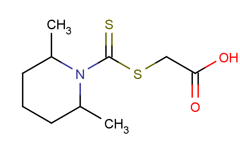 2-(2,6-dimethylpiperidine-1-carbothioylsulfanyl)acetic acid