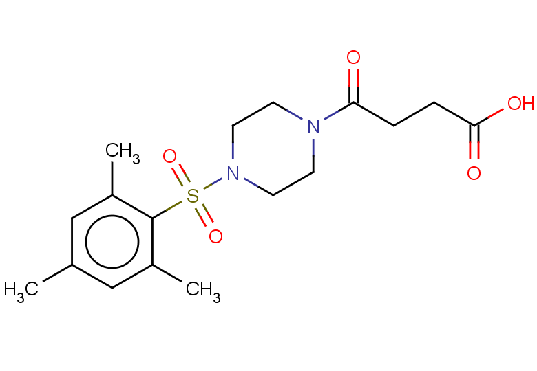 4-oxo-4-[4-(2,4,6-trimethylbenzenesulfonyl)piperazin-1-yl]butanoic acid