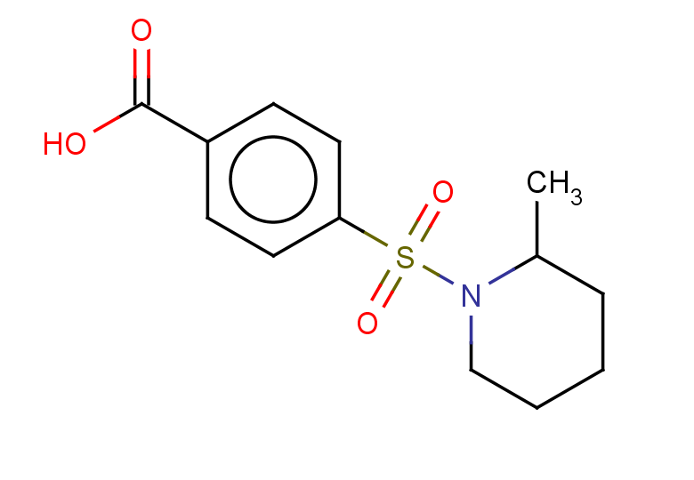 4-[(2-methylpiperidin-1-yl)sulfonyl]benzoic acid