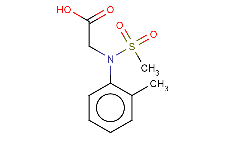 2-[N-(2-methylphenyl)methanesulfonamido]acetic acid