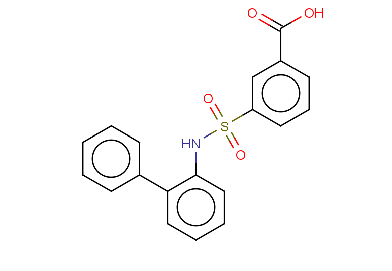 3-[(2-phenylphenyl)sulfamoyl]benzoic acid