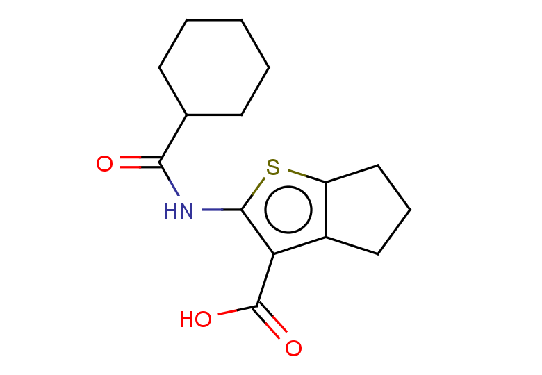 2-cyclohexaneamido-4H,5H,6H-cyclopenta[b]thiophene-3-carboxylic acid