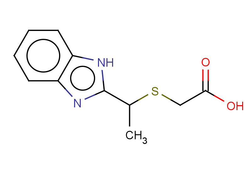 2-{[1-(1H-1,3-benzodiazol-2-yl)ethyl]sulfanyl}acetic acid