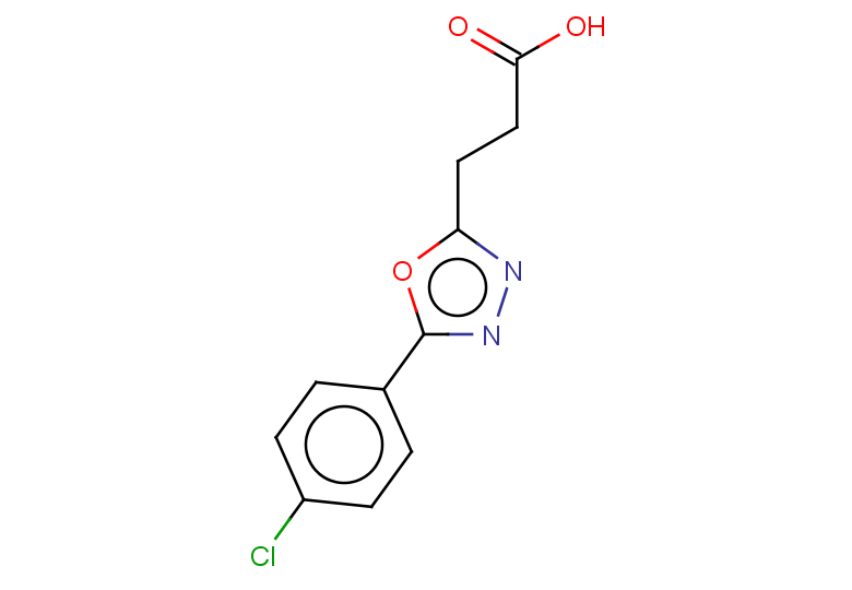 3-[5-(4-chlorophenyl)-1,3,4-oxadiazol-2-yl]propanoic acid