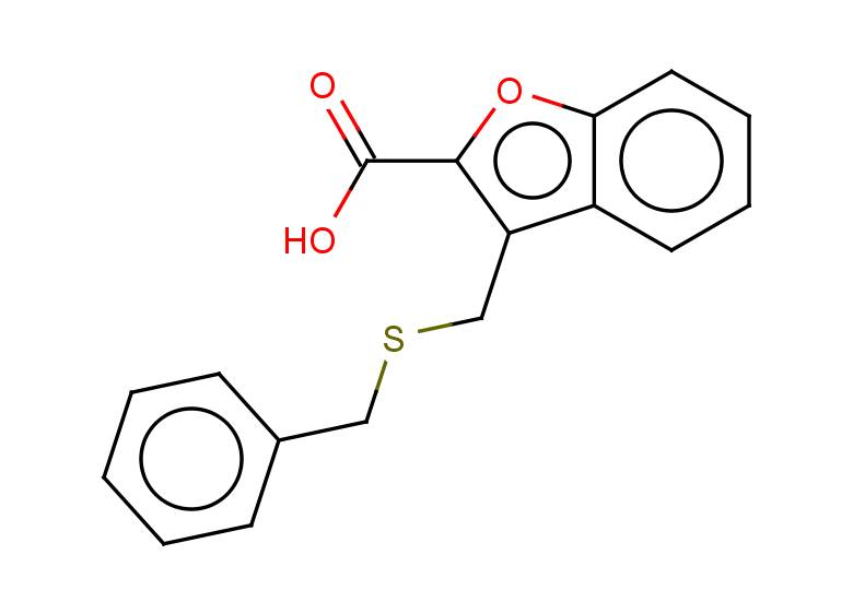 3-[(benzylsulfanyl)methyl]-1-benzofuran-2-carboxylic acid