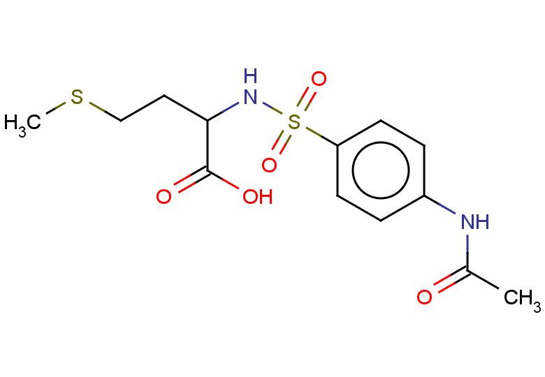 2-(4-acetamidobenzenesulfonamido)-4-(methylsulfanyl)butanoic acid