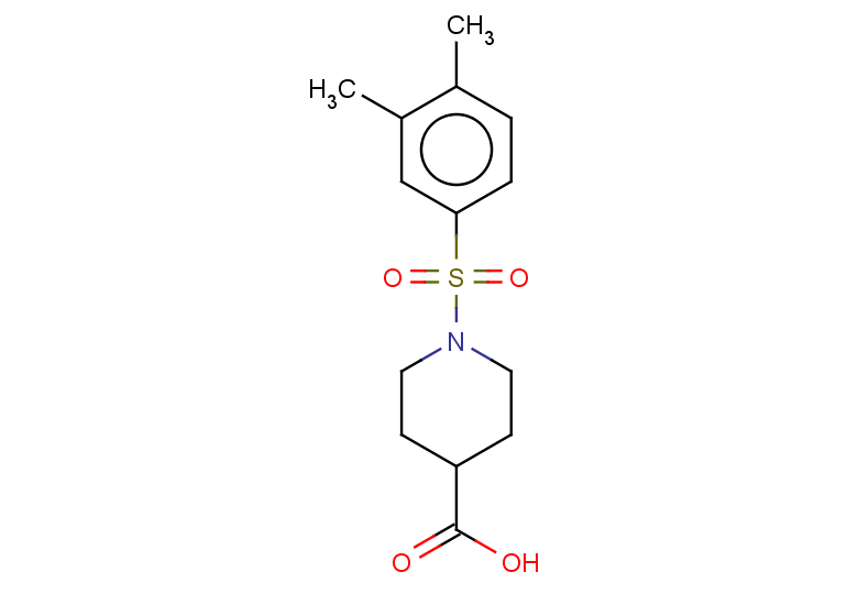 1-(3,4-dimethylbenzenesulfonyl)piperidine-4-carboxylic acid