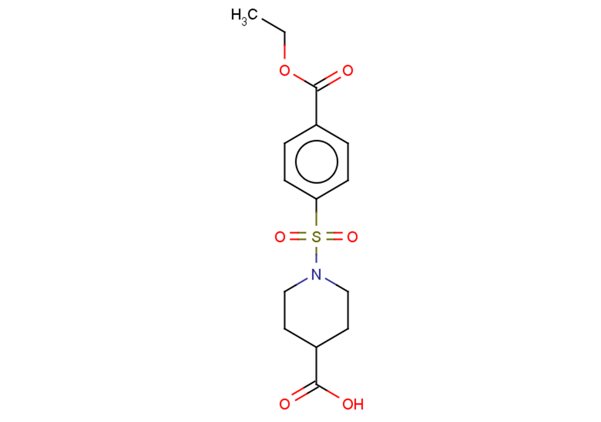 1-[4-(ethoxycarbonyl)benzenesulfonyl]piperidine-4-carboxylic acid