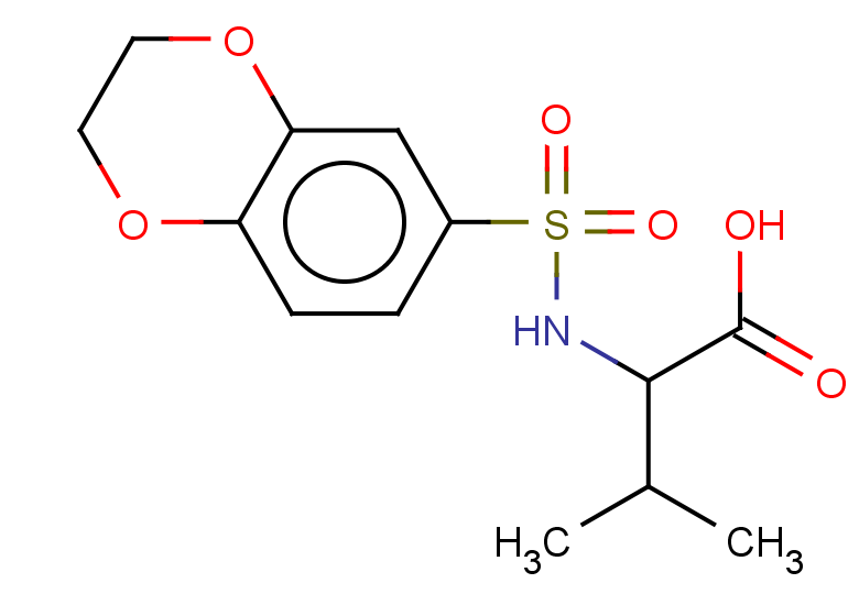 2-(2,3-dihydro-1,4-benzodioxine-6-sulfonamido)-3-methylbutanoic acid