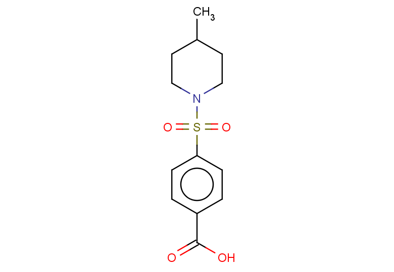 4-[(4-methylpiperidin-1-yl)sulfonyl]benzoic acid