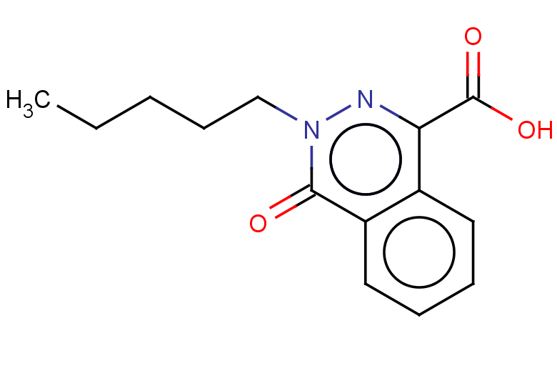 4-oxo-3-pentyl-3,4-dihydrophthalazine-1-carboxylic acid