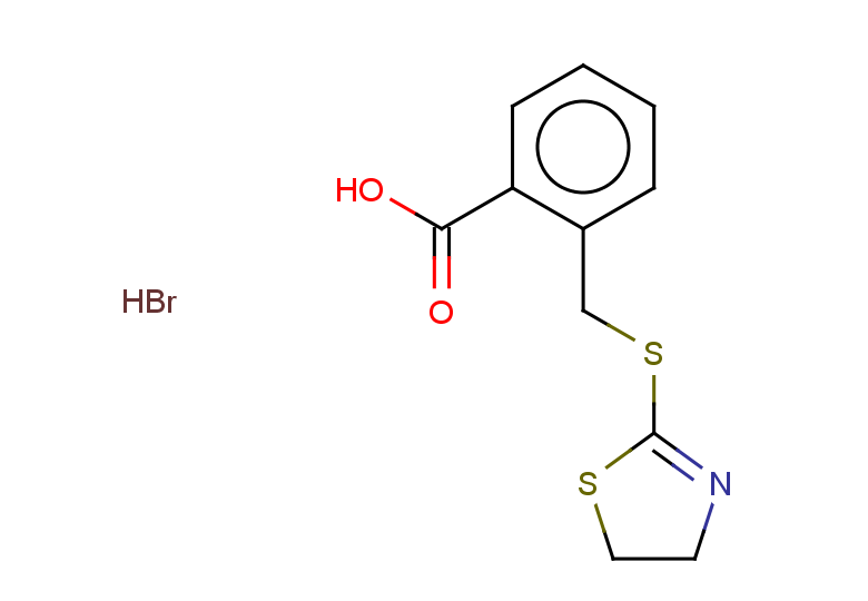 2-[(4,5-dihydro-1,3-thiazol-2-ylsulfanyl)methyl]benzoic acid hydrobromide