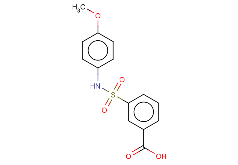 3-[(4-methoxyphenyl)sulfamoyl]benzoic acid