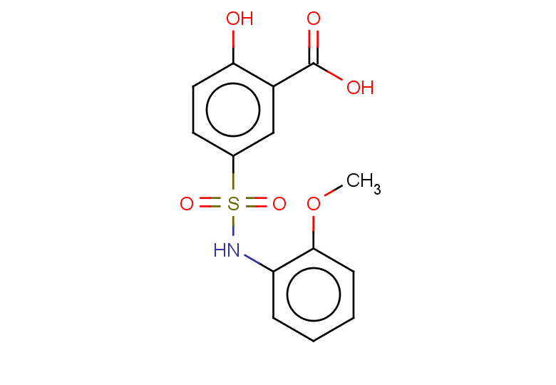 2-hydroxy-5-[(2-methoxyphenyl)sulfamoyl]benzoic acid