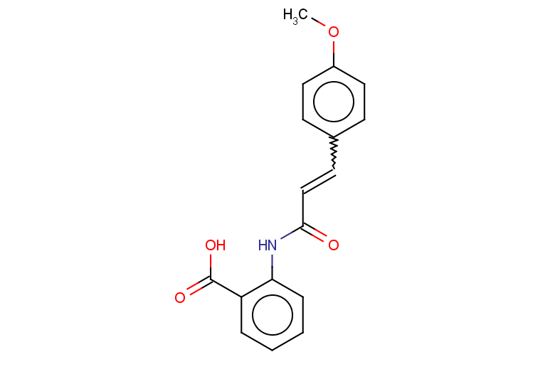 2-[3-(4-methoxyphenyl)prop-2-enamido]benzoic acid