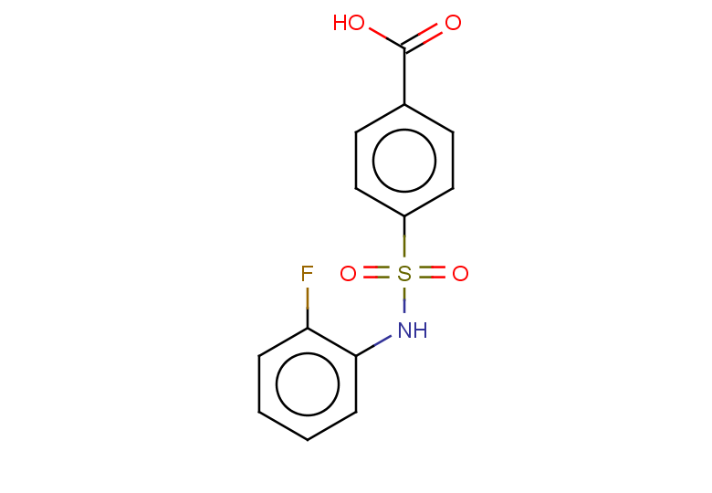 4-[(2-fluorophenyl)sulfamoyl]benzoic acid