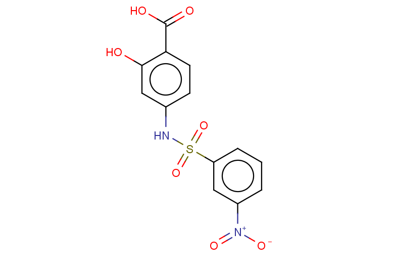 2-hydroxy-4-(3-nitrobenzenesulfonamido)benzoic acid