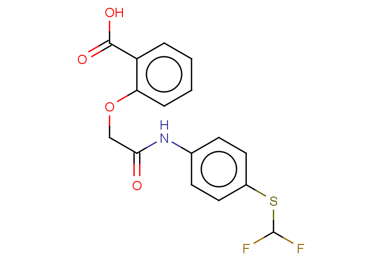 2-[({4-[(difluoromethyl)sulfanyl]phenyl}carbamoyl)methoxy]benzoic acid