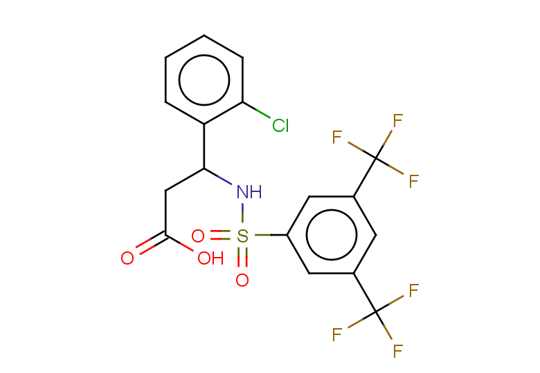 3-[3,5-bis(trifluoromethyl)benzenesulfonamido]-3-(2-chlorophenyl)propanoic acid